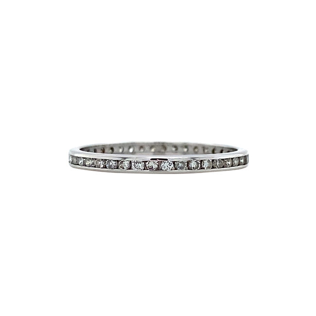 Witgouden alliance ring 14 karaat