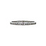 White gold alliance ring 14 karat