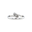 Weißgoldring mit 14 Karat Diamant