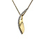 Gouden hanger met diamant 14 karaat