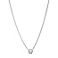 Weißgoldener Choker mit Diamant 32 cm 14 Karat