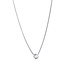 Weißgoldener Choker mit Diamant 32 cm 14 Karat