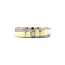 Bicolour gold wedding ring with diamond 14 karat