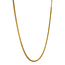 Goldene Halskette Gourmet 49 cm 14 Karat