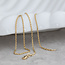Goldene Ankerkette 70 cm 18 Karat