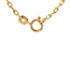 Gold long anchor necklace 70 cm 18 karat