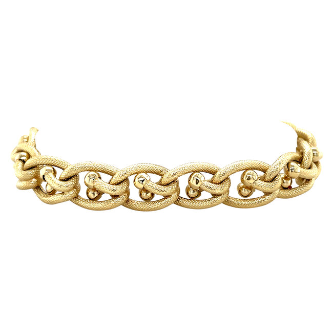 Gouden armband 20.5 cm 14 karaat