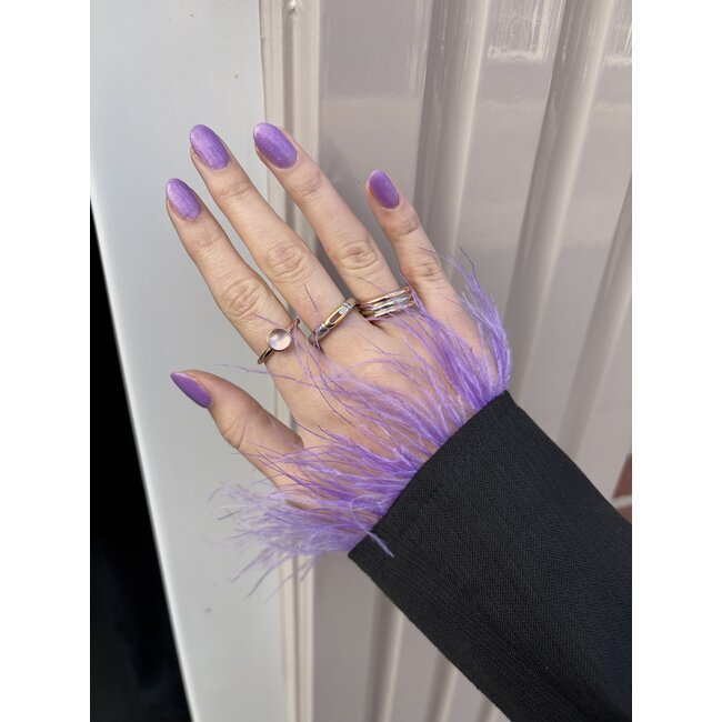 Bicolour gouden ring rose/wit 14 karaat