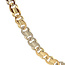 Golden fantasy necklace 60 cm 14 karat