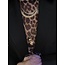 Goldener Choker doppeltes Gourmet 45,5 cm 14 Karat
