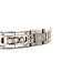 Witgouden heren schakel armband met diamant 18 karaat