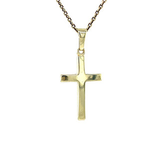 Gouden kruis hanger 14 karaat