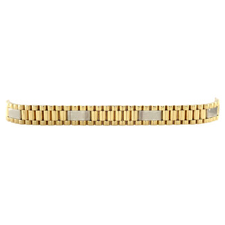 Gouden rolex armband 21 cm 14 karaat
