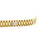 Gold rolex bracelet 21 cm 14 karat