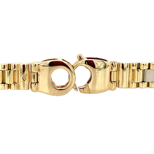 Goldenes Rolex-Armband 21 cm 14 Karat