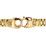 Gold rolex bracelet 21 cm 14 karat