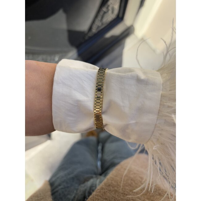 Goldenes Rolex-Armband 21 cm 14 Karat