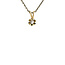 Gouden solitair hanger met diamant 14 karaat