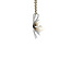 White gold pendant with pearl 14 karat