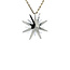 White gold pendant with pearl 14 karat