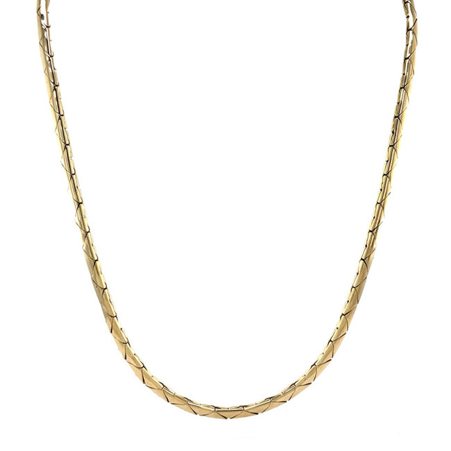 Goldenes Choker 43 cm 14 Karat
