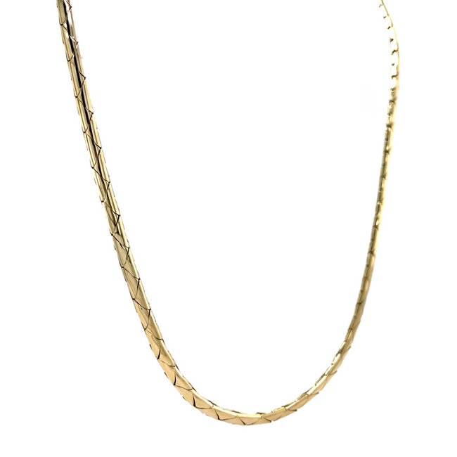 Goldener Choker 43 cm 14 Karat