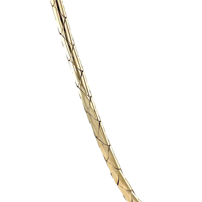 Goldenes Choker 43 cm 14 Karat