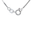 Weißgoldenes Collier mit Entourage-Anhänger 14 Karat