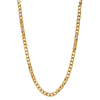 Gouden gourmet collier 50.5 cm 14 karaat