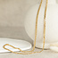 Goldenes Gourmet-Collier 50,5 cm 14 Karat