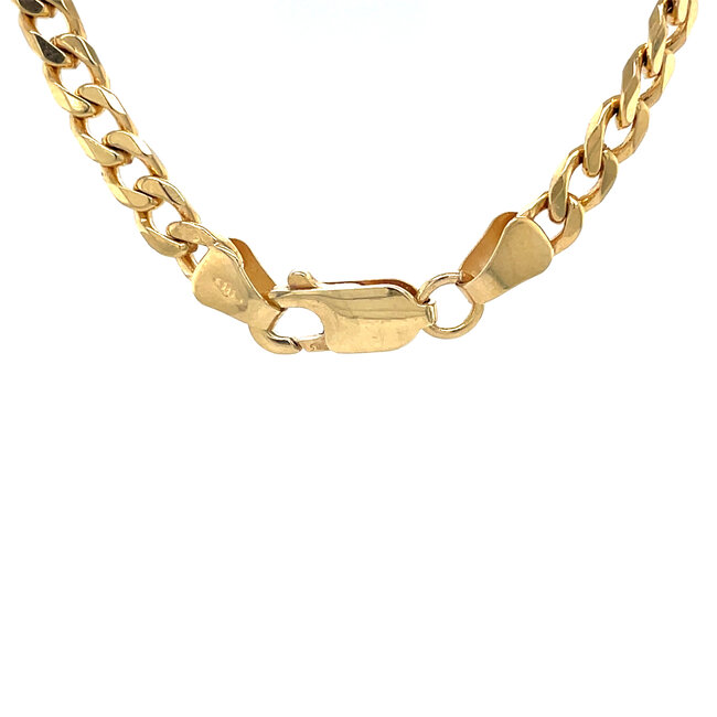 Gold gourmet necklace 50.5 cm 14 karat