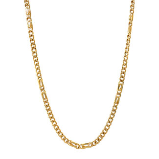 Goldenes Gourmet-Collier 50 cm 14 Karat