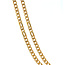 Goldenes Gourmet-Collier 50 cm 14 Karat