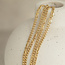 Goldenes Gourmet-Collier 50 cm 14 Karat