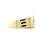 Gold signet ring with diamond 14 karat