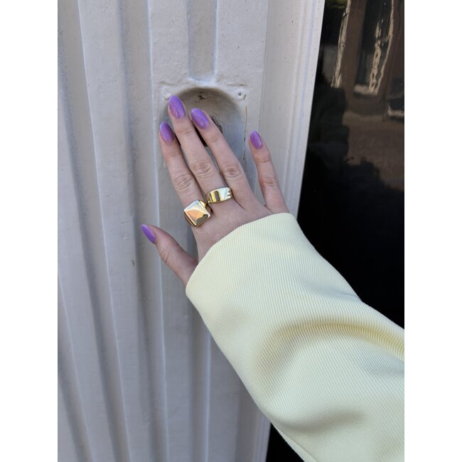 Tricolor Goldsiegelring 14 Karat