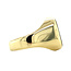 Gouden heren zegelring met onyx 14 karaat