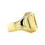 Goldener Herren-Siegelring mit Onyx 14 Karat