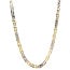 Gouden valkenoog collier 42 cm 14 karaat