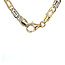Gouden valkenoog collier 42 cm 14 karaat