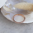 Rosegouden (aanschuif) ring 14 karaat