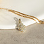 Gold length necklace Venetian 57 cm 18 karat