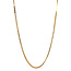 Gold length necklace Venetian 57 cm 18 karat