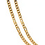 Gold gourmet necklace 50 cm 14 karat