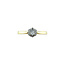 Golden solitaire ring with diamond 14 karat