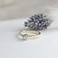 Gold solitaire ring with diamond 14 karat