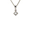 Gold pendant with diamond 14 karat
