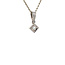 Gold pendant with diamond 14 karat