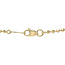Gouden enkelband 25.5 cm 14 karaat