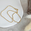 Gouden enkelband 25.5 cm 14 karaat